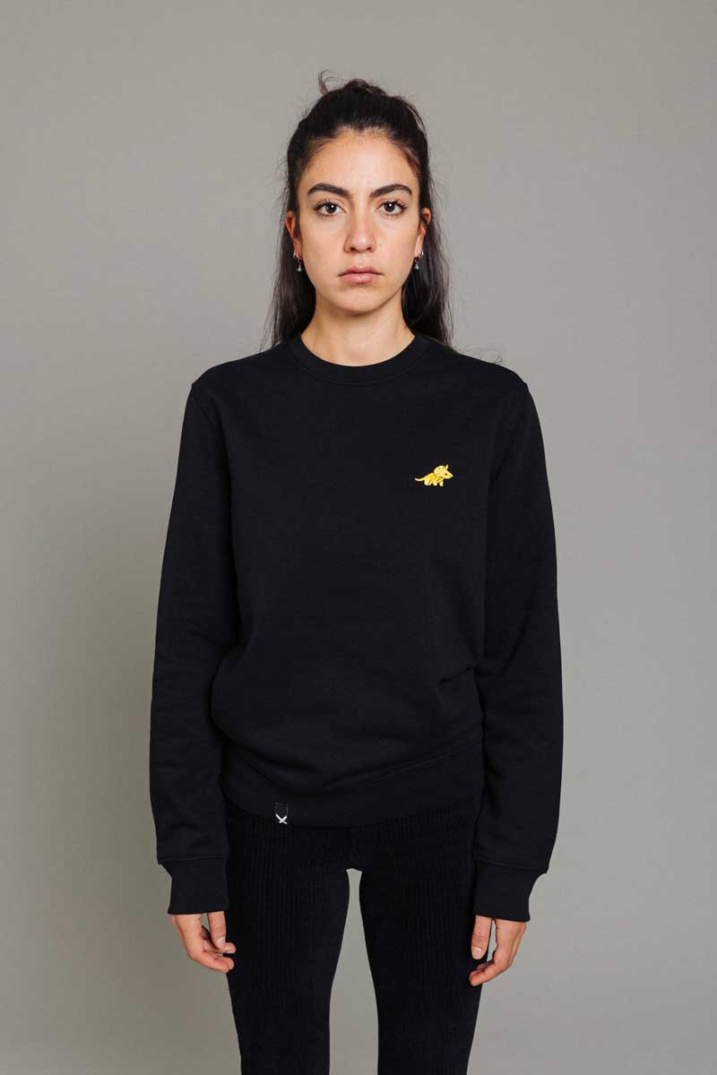 Ganni on sale croissant sweatshirt