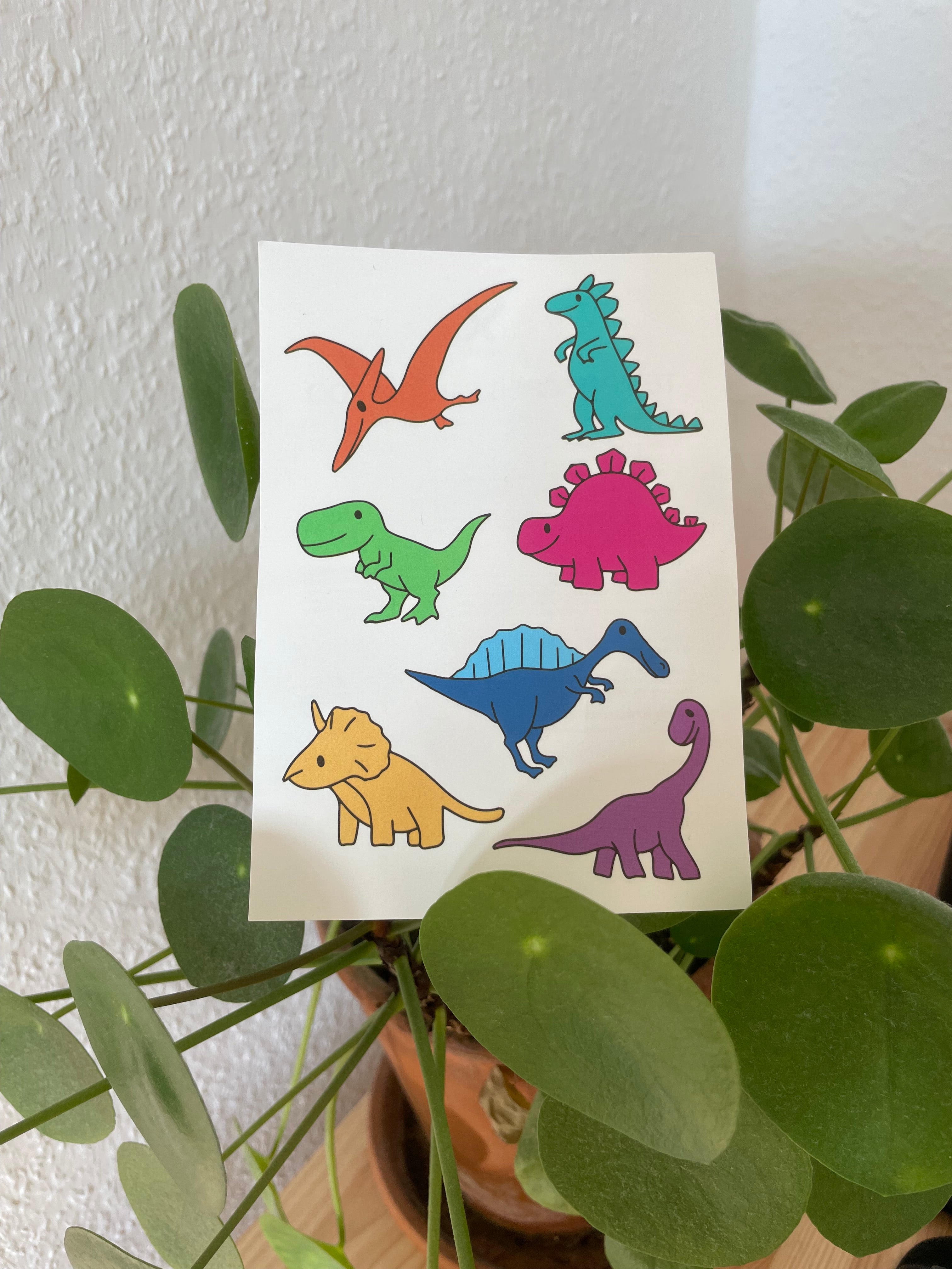 DINO TATTOO SET