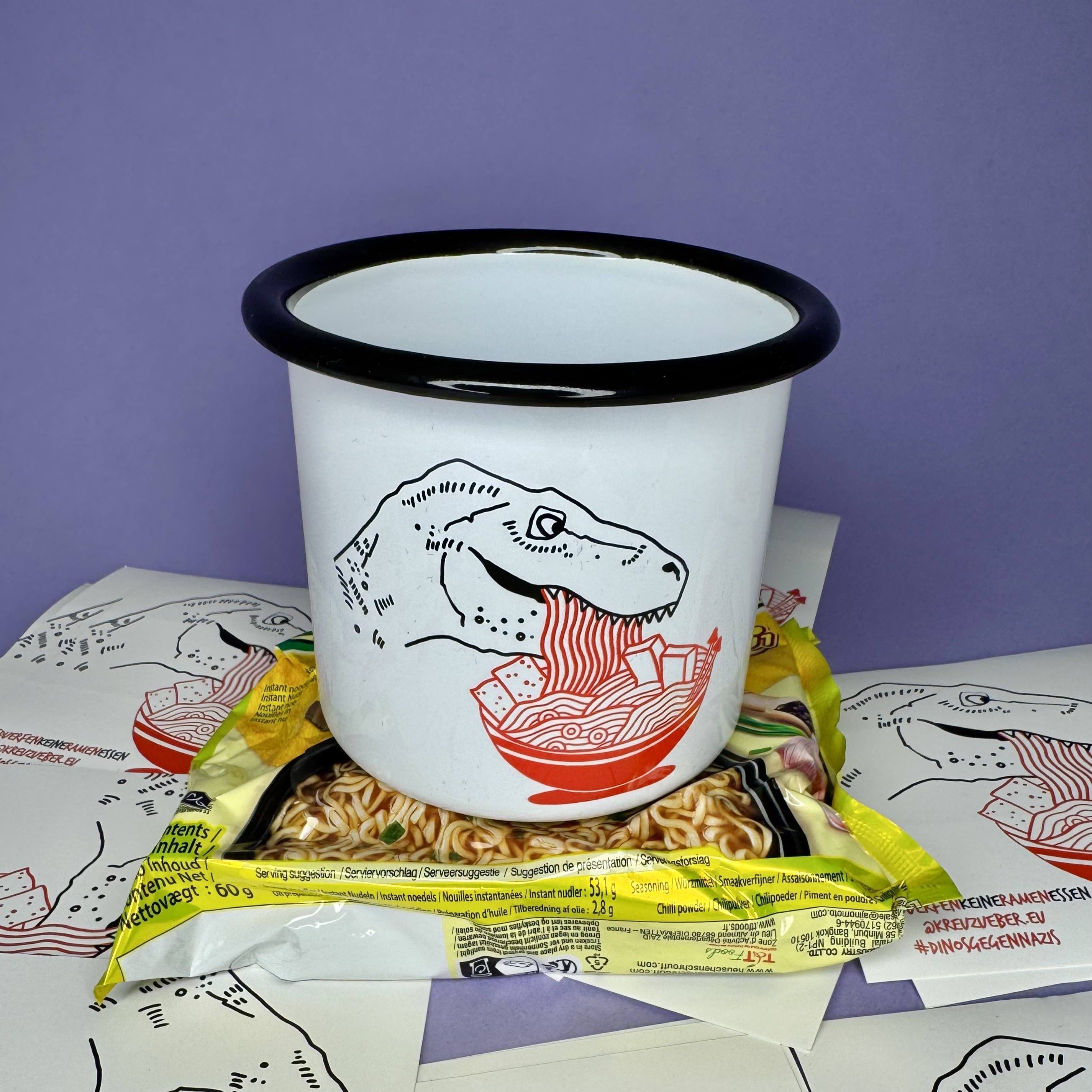 KEINE RA(H)MEN FÜR NAZIS Dino Tasse