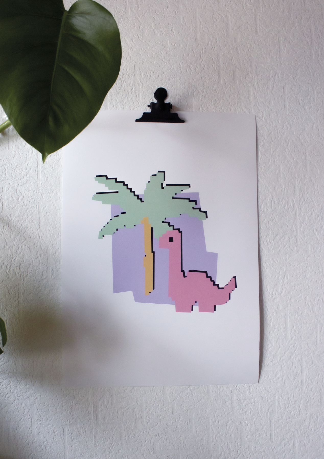 PIXEL-DINO POSTER DIN-A3 Poster KREUZUEBER 