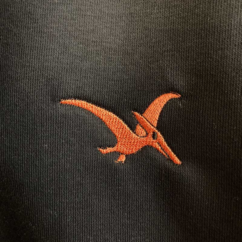 FLUGY Dinosaurierstick Hoodie Kreuzueber