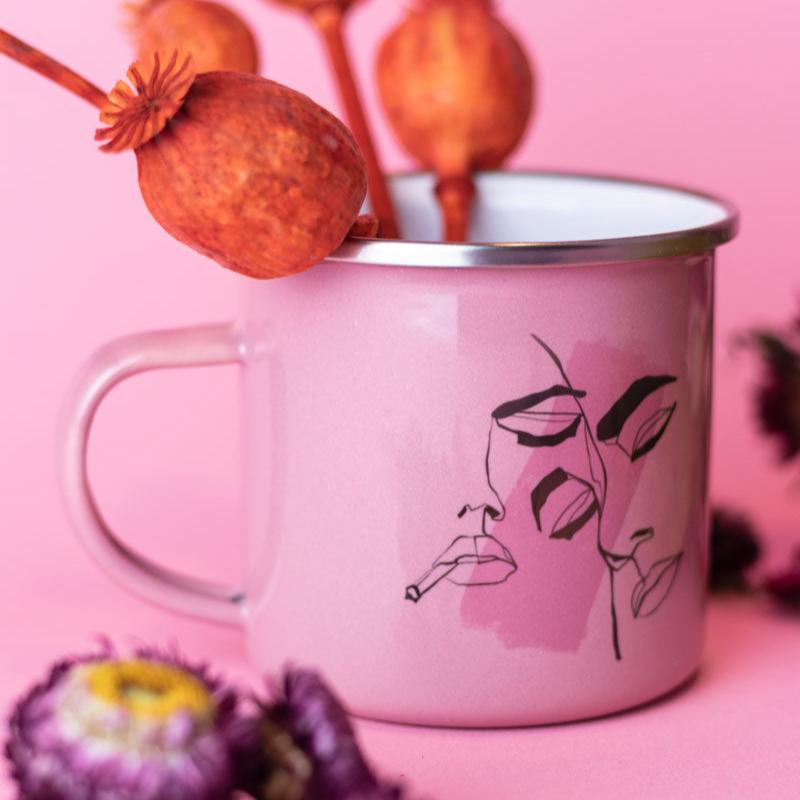 Ueber X Thalina Schulze Tasse Liebe Rosa