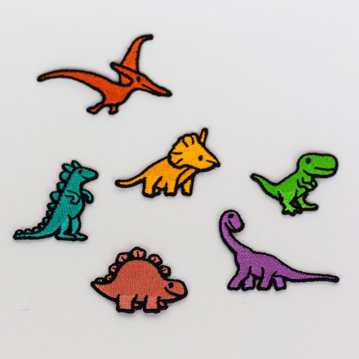 Patches Brachiosaurus Triceratops Pteranodon Stegosaurus Tyrannosaurus Rex – Kreuzueber